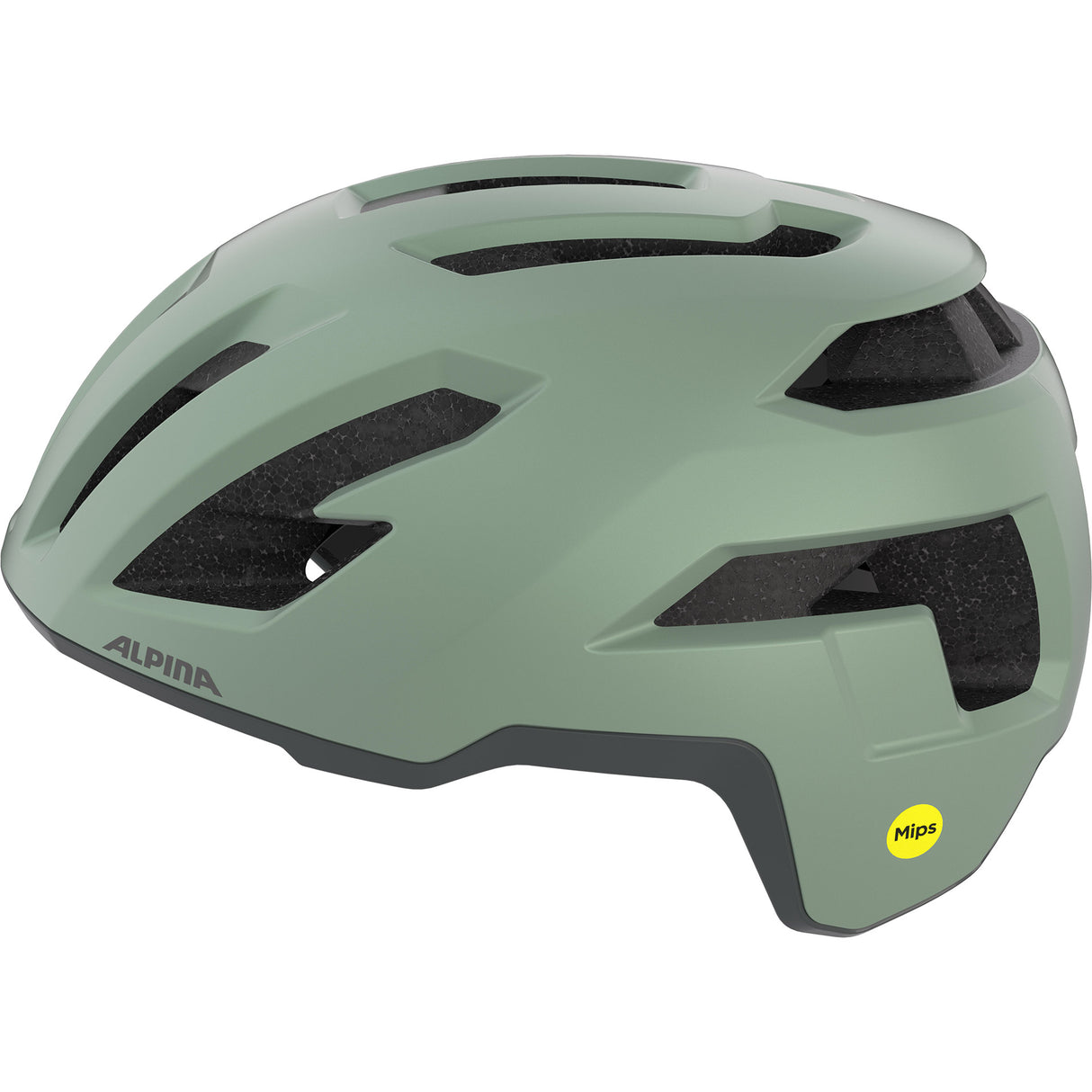 Olympic sportswear alpina sports tour casque taunus gravier mips 52-56 vert mat