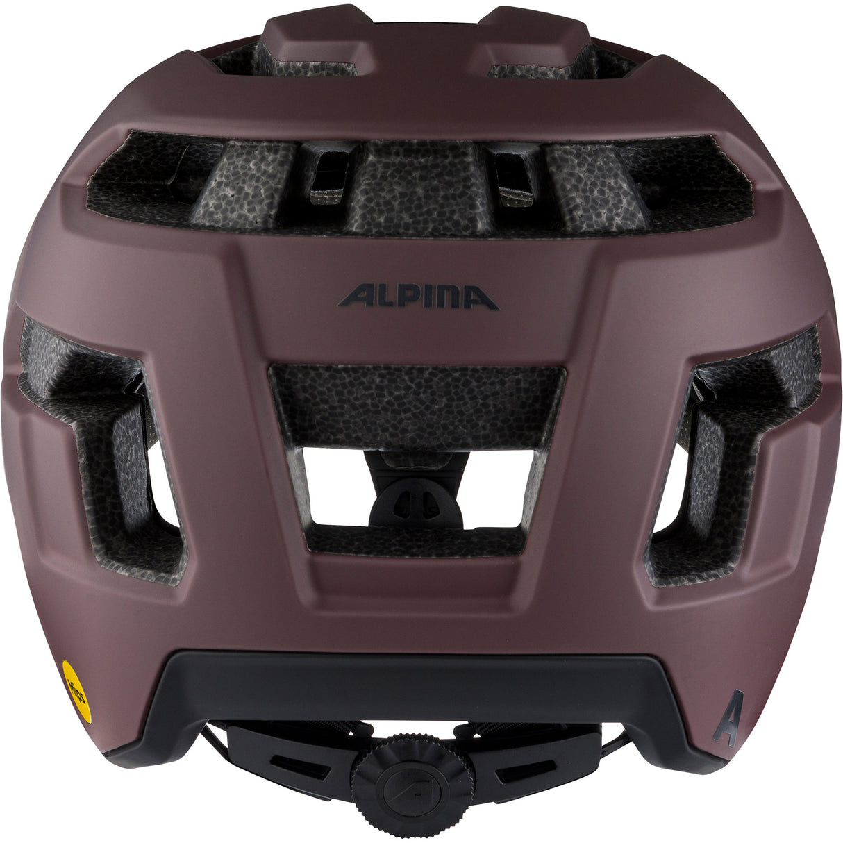 Olympic sportswear alpina sports tour casque taunus gravier mips 55-59 marron foncé mat