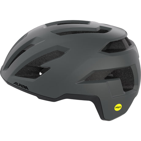 Olympic sportswear alpina sports tour casque taunus gravier mips 52-56 gris foncé mat