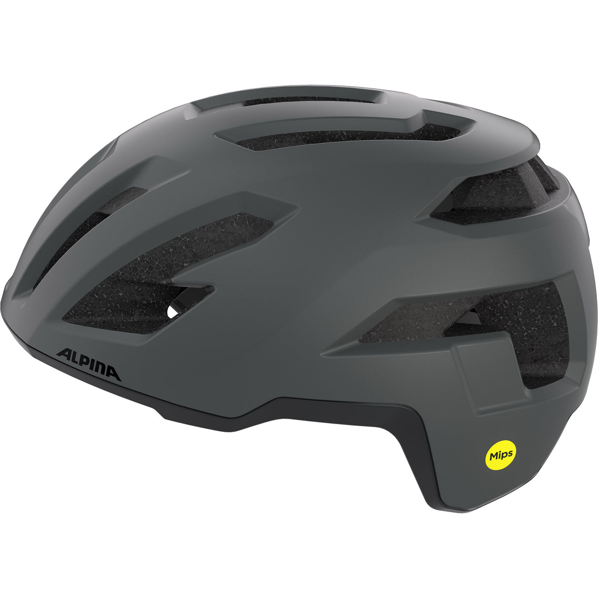 Olympic sportswear alpina sports tour casque taunus gravier mips 59-61 gris foncé mat