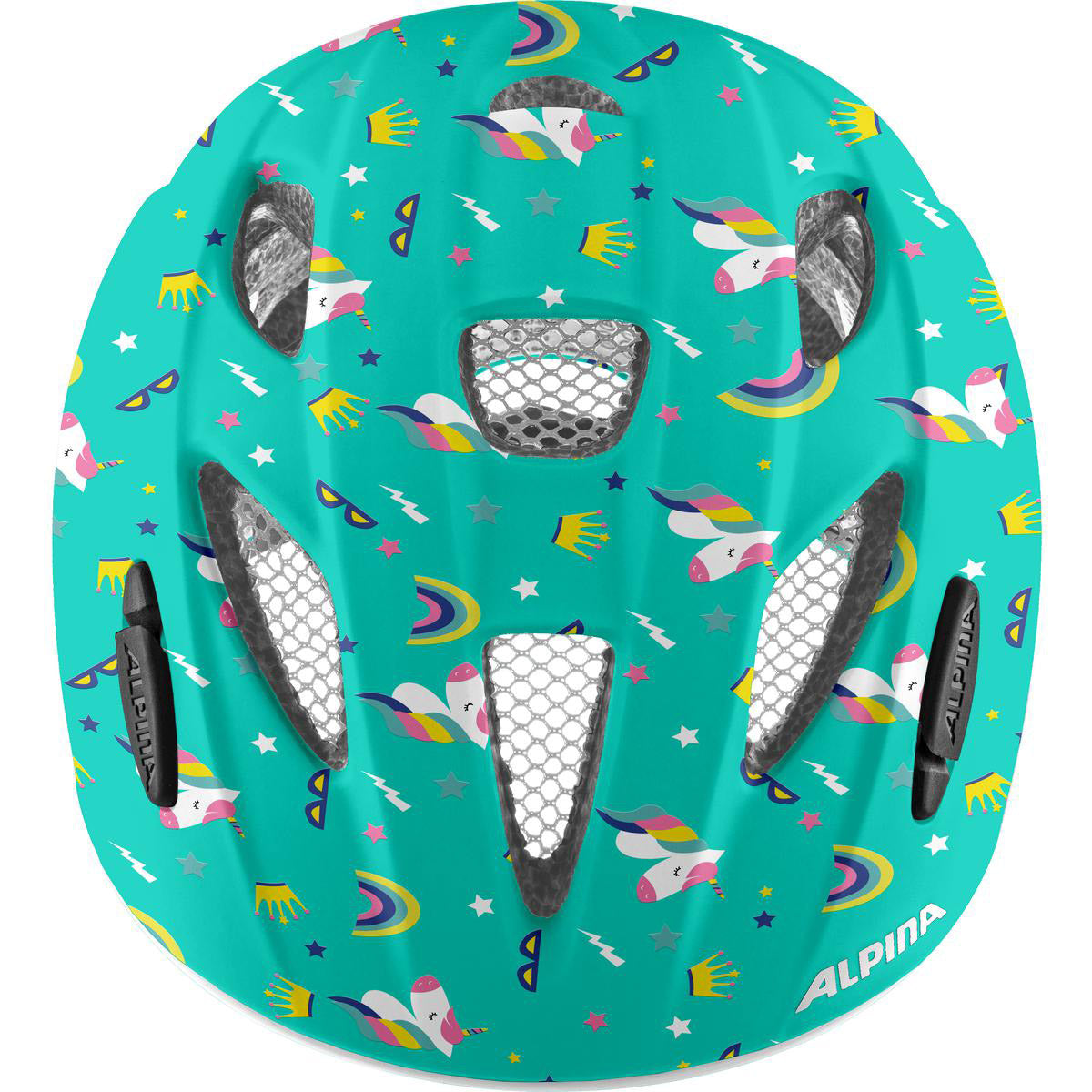 Vêtements de sport olympiques alpina sports casque pour enfants ximo flash licorne 49-54 brillant