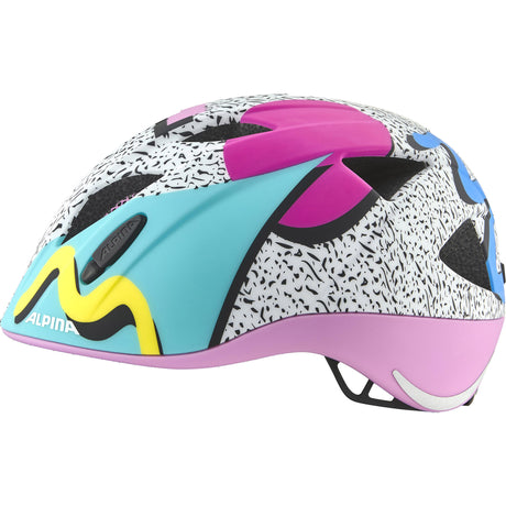 Olympic sportswear alpina sports casque pour enfants ximo flash retro 49-54 mat