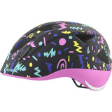 Olympic sportswear alpina sports casque pour enfants ximo flash noir-confetti 47-51 mat