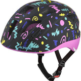 Olympic sportswear alpina sports casque pour enfants ximo flash noir-confetti 47-51 mat
