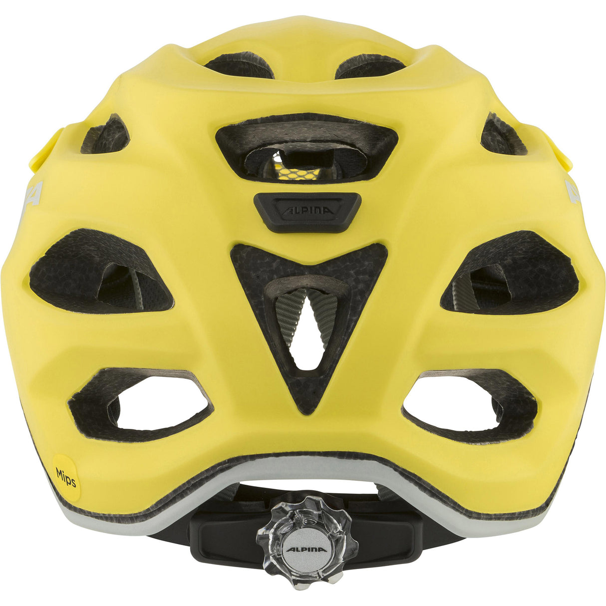 Vêtements de sport olympiques alpina sports casque pour enfants apax jr. mips 51-56 jaune mat