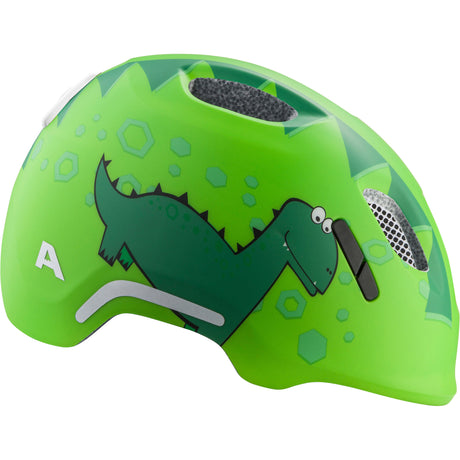 Olympic sportswear alpina sports casque pour enfants ximo 2 flash vert dino 49-54 mat