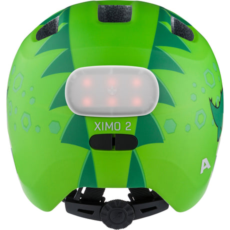Olympic sportswear alpina sports casque pour enfants ximo 2 flash vert dino 49-54 mat