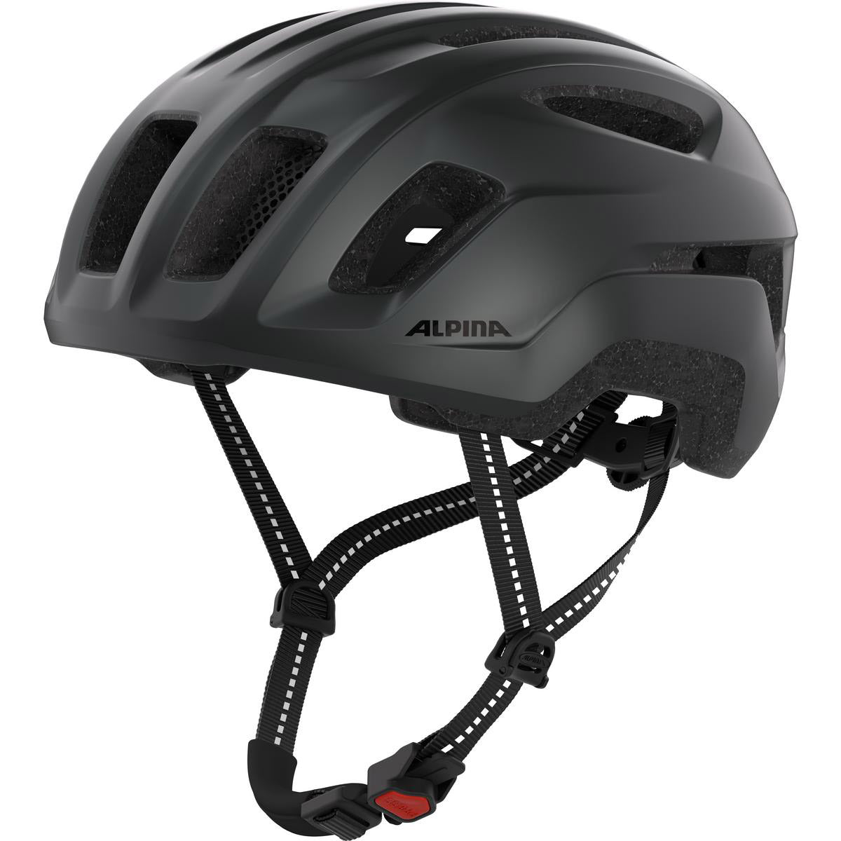 Olympic sportswear alpina sports casque urbain paranus 52-56 noir mat