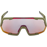 Vêtements de sport olympiques alpina sports lunettes de sport fusée qv olive mat