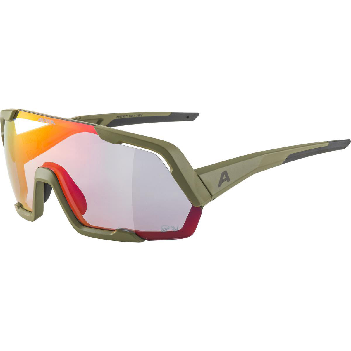 Vêtements de sport olympiques alpina sports lunettes de sport fusée qv olive mat