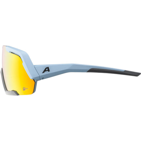 Vêtements de sport olympiques alpina sports lunettes de sport rocket q-lite bleu clair mat