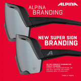 Olympic sportswear alpina sports lunettes de sport rocket q-lite gris mat