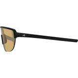 Vêtements de sport olympiques alpina sports lunettes de sport ram 2.0 q-lite lentille jaune noir mat
