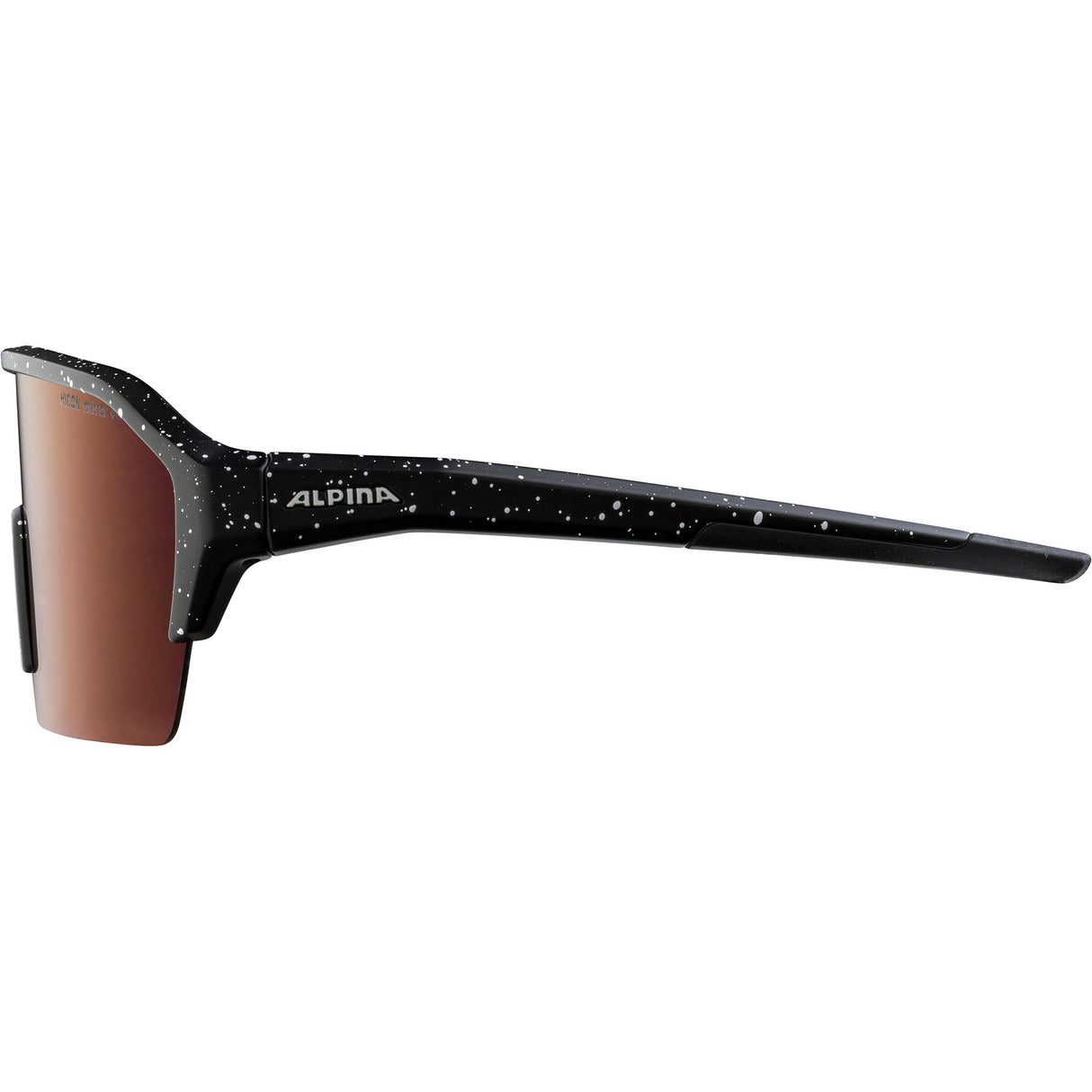 Vêtements de sport olympiques alpina sports lunettes de sport ram hr q-lite rouge lentille miroir noir