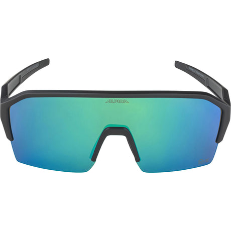Vêtements de sport olympiques alpina sports lunettes de sport ram hr q-lite jade miroir lentille noir