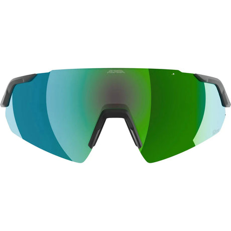 Vêtements de sport olympiques alpina sports lunettes de sport turbo air q-lite gris mat