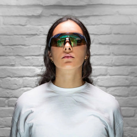Vêtements de sport olympiques alpina sports lunettes de sport turbo air q-lite gris mat