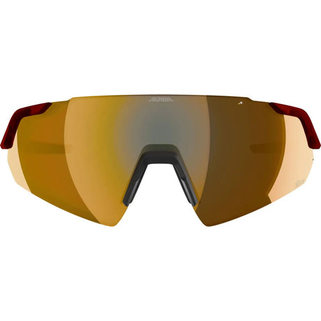 Vêtements de sport olympiques alpina sports lunettes de sport turbo air q-lite rouge mat