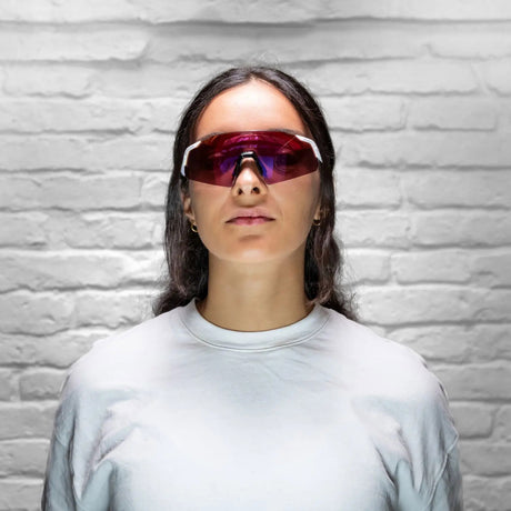 Vêtements de sport olympiques alpina sports lunettes de sport turbo air q-lite blanc brillant