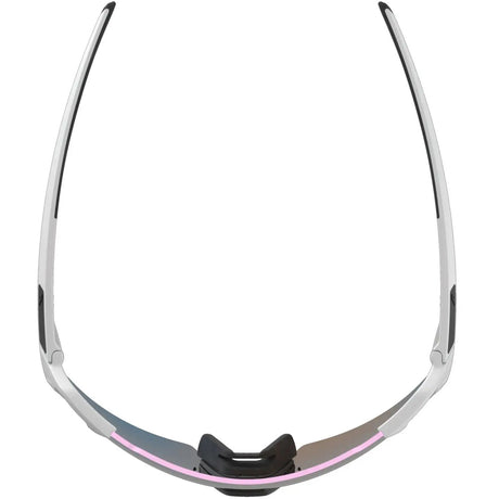 Vêtements de sport olympiques alpina sports lunettes de sport turbo air q-lite blanc brillant