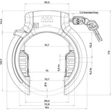 Ringlås imenso stor kunst ** med plug-in-alternativ