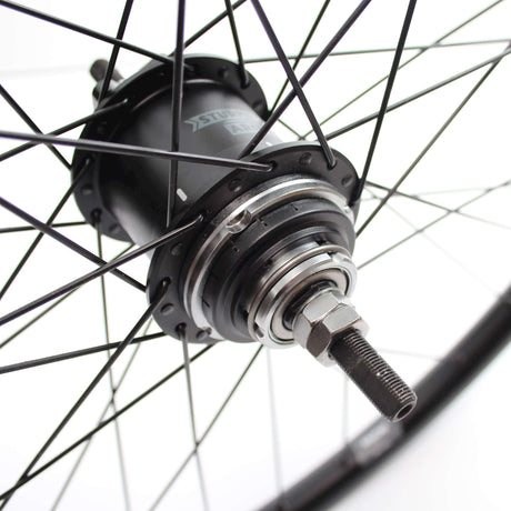 Roue arrière Roland 28 sa a2k 2 vitesses rival26 spk acier inoxydable noir