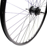 Roue arrière Roland 28 sa a2k 2 vitesses rival26 spk acier inoxydable noir