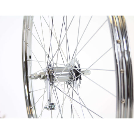 Roue arrière Roland 28 x 1 3 8 SHIM HL32 ALU RIM SPK en acier inoxydable
