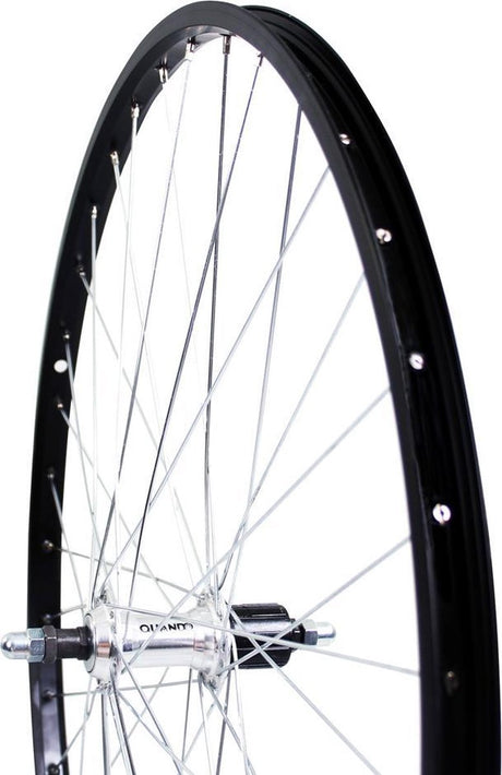 Roue arrière Roland 28 Cass fixe 7V ALU AS26 Black Zinc Spk