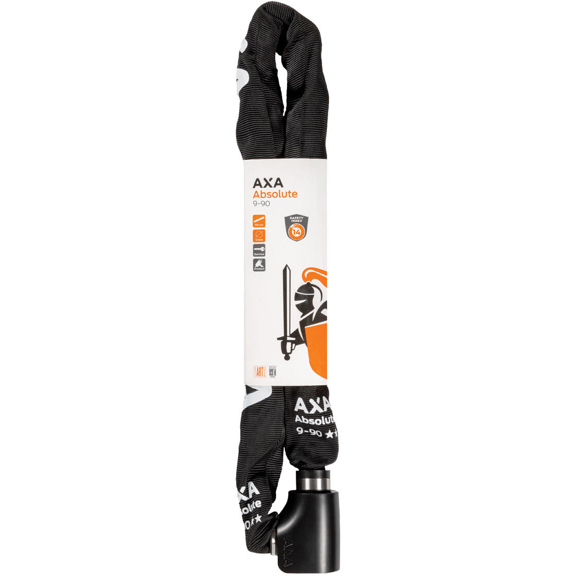 Axa antivol à chaîne absolu 9-90cm art** noir