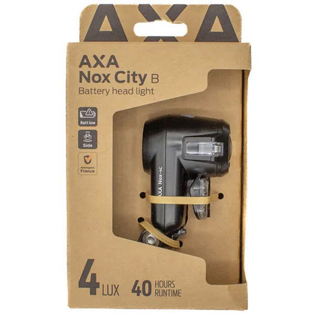 Axa feu avant LED phare nox city 4 lux batterie blister