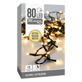 Lumières de Noël 80 LED blanc très chaud
