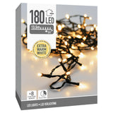 Guirlandes de Noël 180 LED blanc très chaud