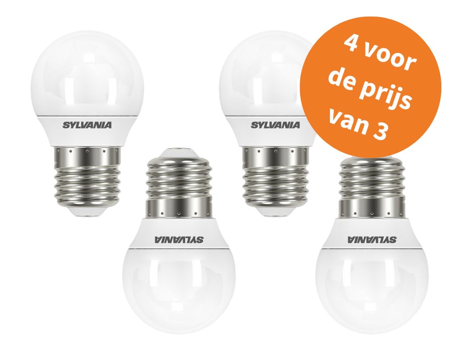 Sylvania LED -lampan Bogel E27 250 lm Mat 4 bitar