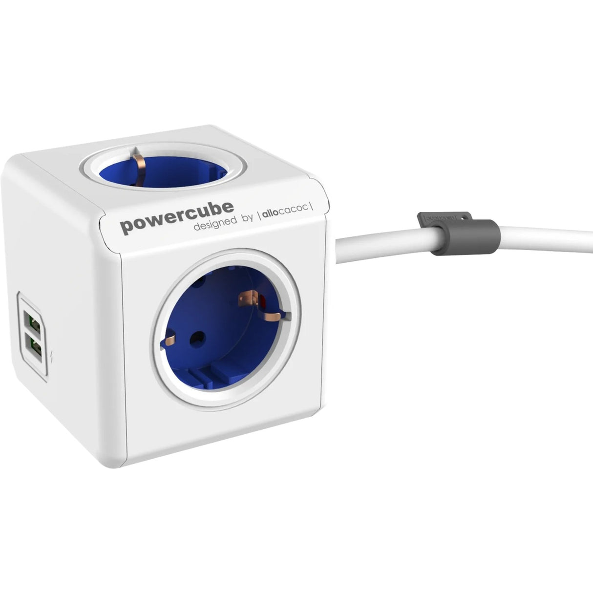 Allocacoc powercube förlängda USB -uttag