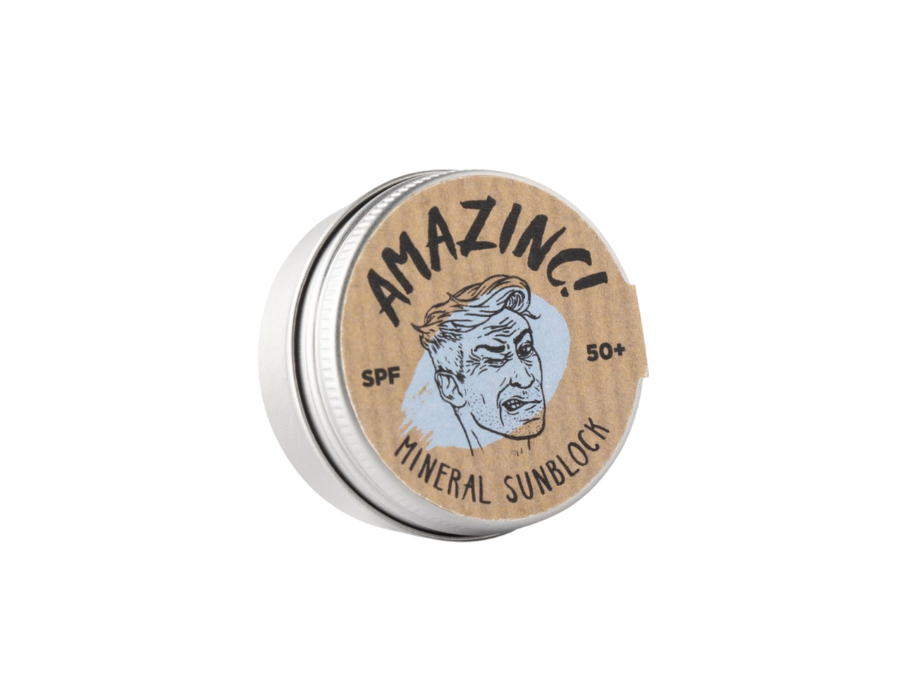 Amazinc! Surf Zinc - Sunblock - SPF50 - Bleu peu profond - 25gr