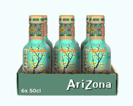 Bouchon de pêche au thé vert d'Arizona (6x 50cl)