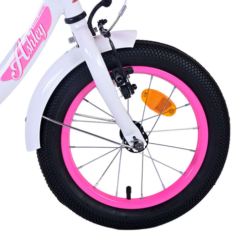 Volare Ashley Children's Bicycle - Girls - 14 pouces - blanc