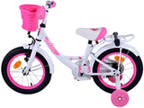 Volare Ashley Children's Bicycle - Girls - 14 pouces - blanc