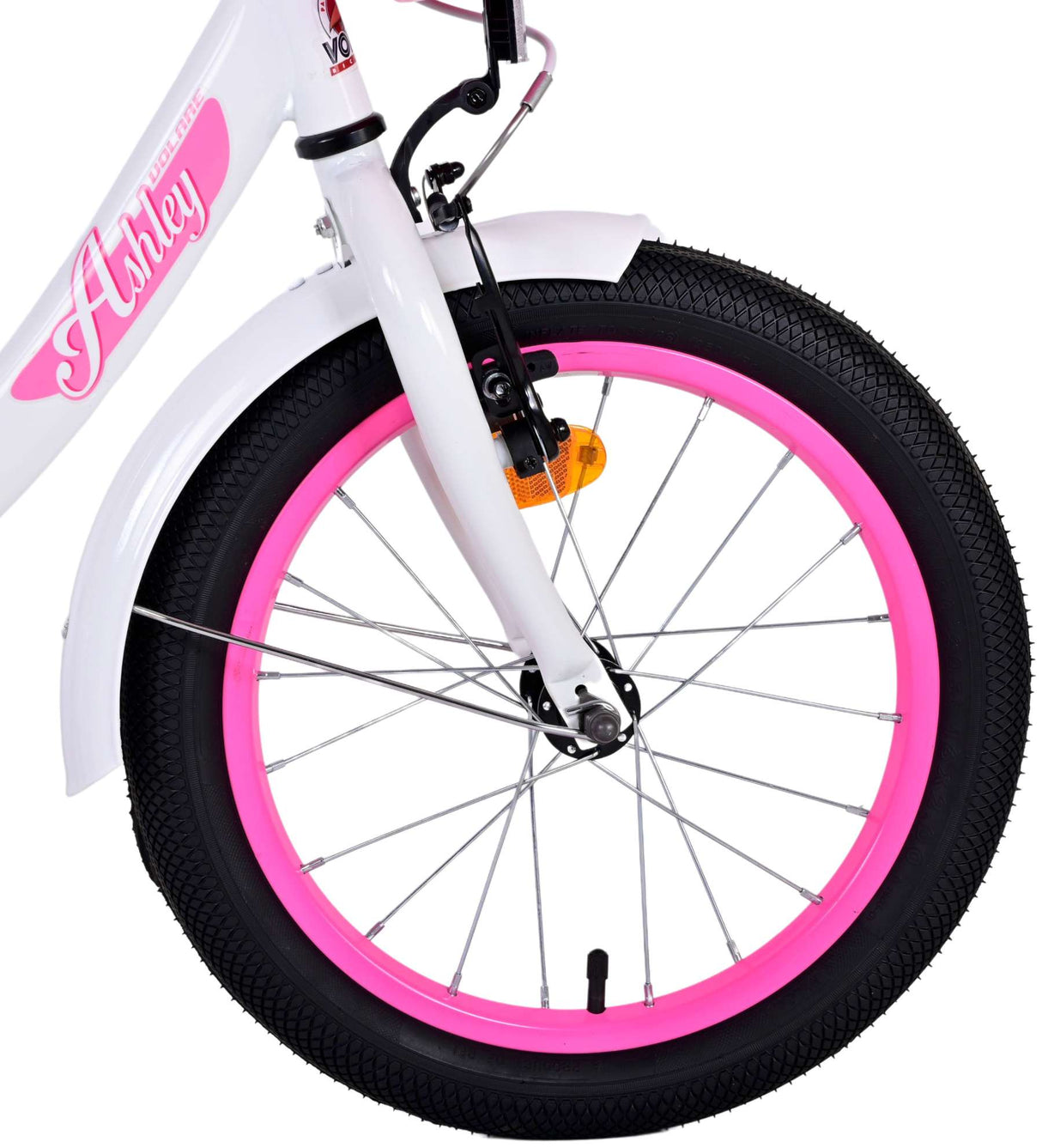 Volare Ashley Children's Bike - Girls - 16 Inch - White