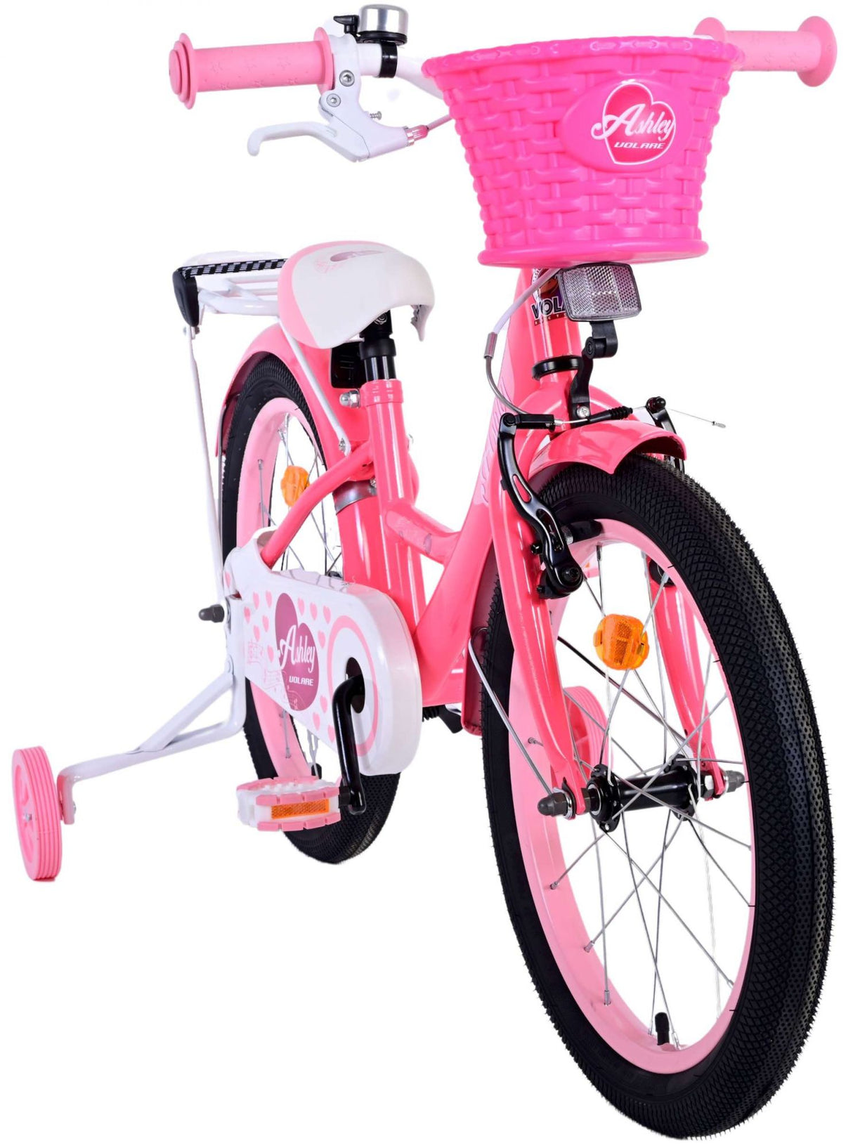 Volare Ashley Children's Bike Girls 18 -calowe różowe czerwone