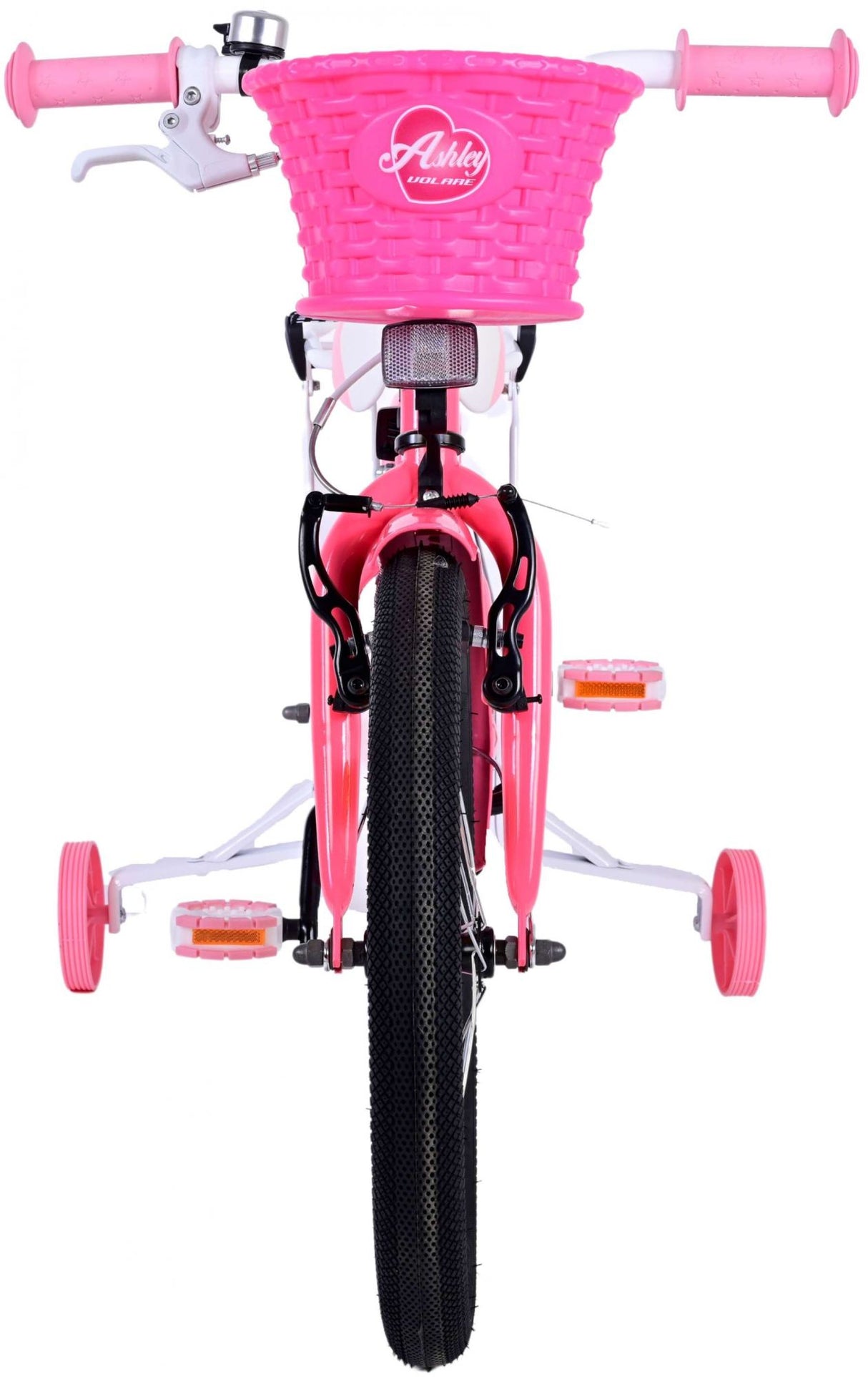 Volare Ashley Children's Bike Girls 18 inch Pink Red