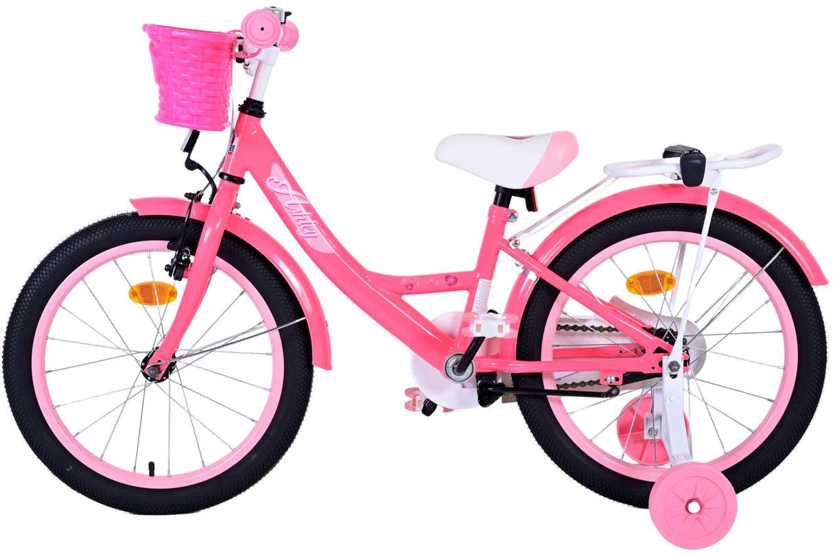 Volare Ashley Children's Bike Girls 18 inch Pink Red