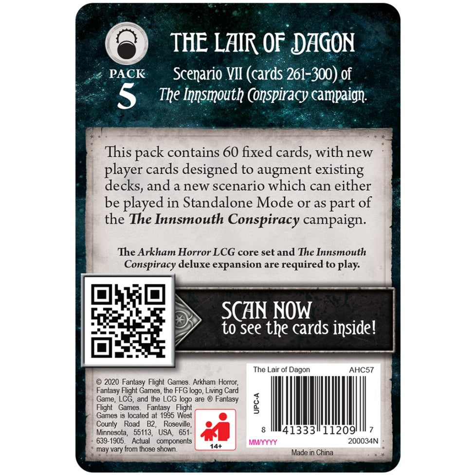 Asmodee Arkham Horror le jeu de cartes: The Lair of Dagon