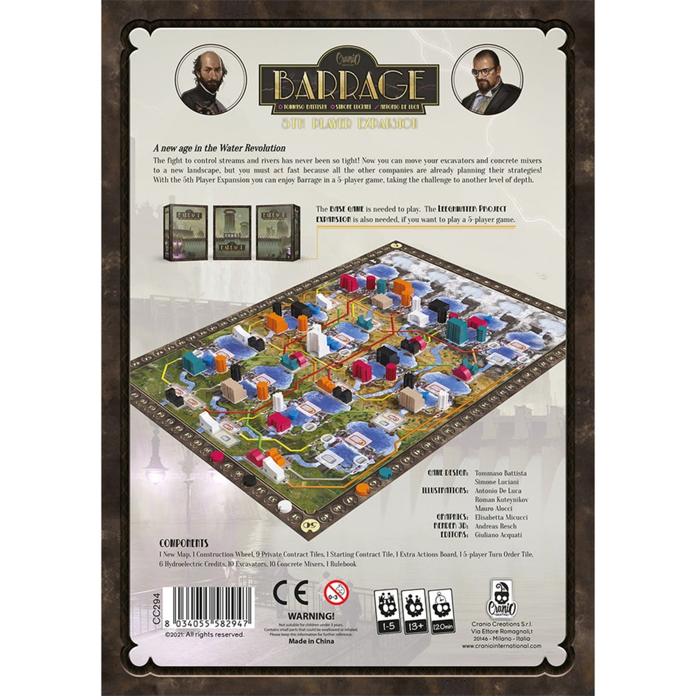Asmodee Barrage: Extension du 5e joueur