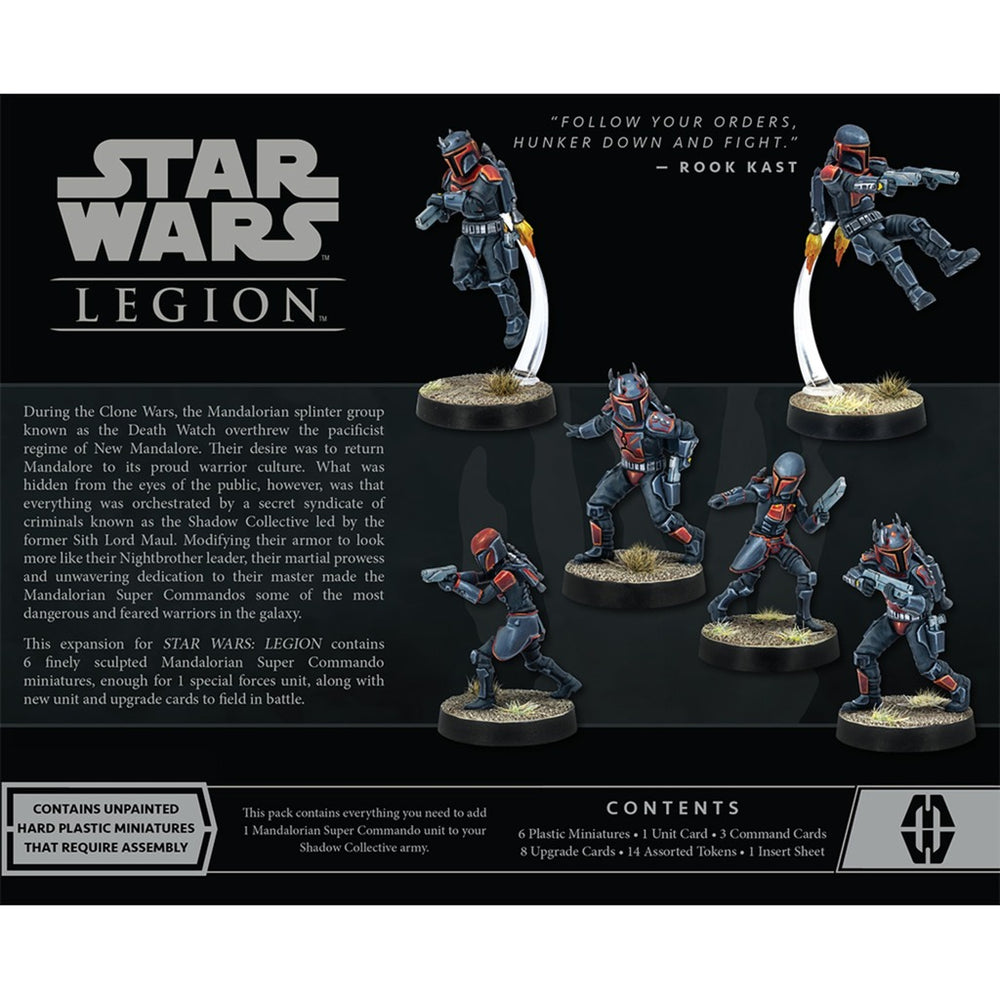 Asmodee Star Wars: Légion Mandalorian Super Commandos Un