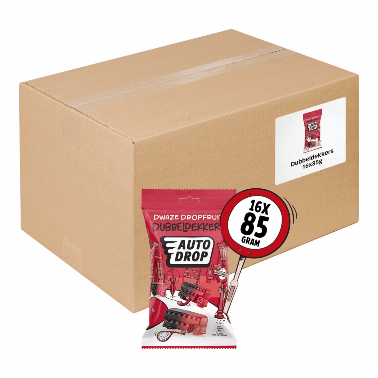 Pack de collations Autodrop à deux étages (16x 85gr)