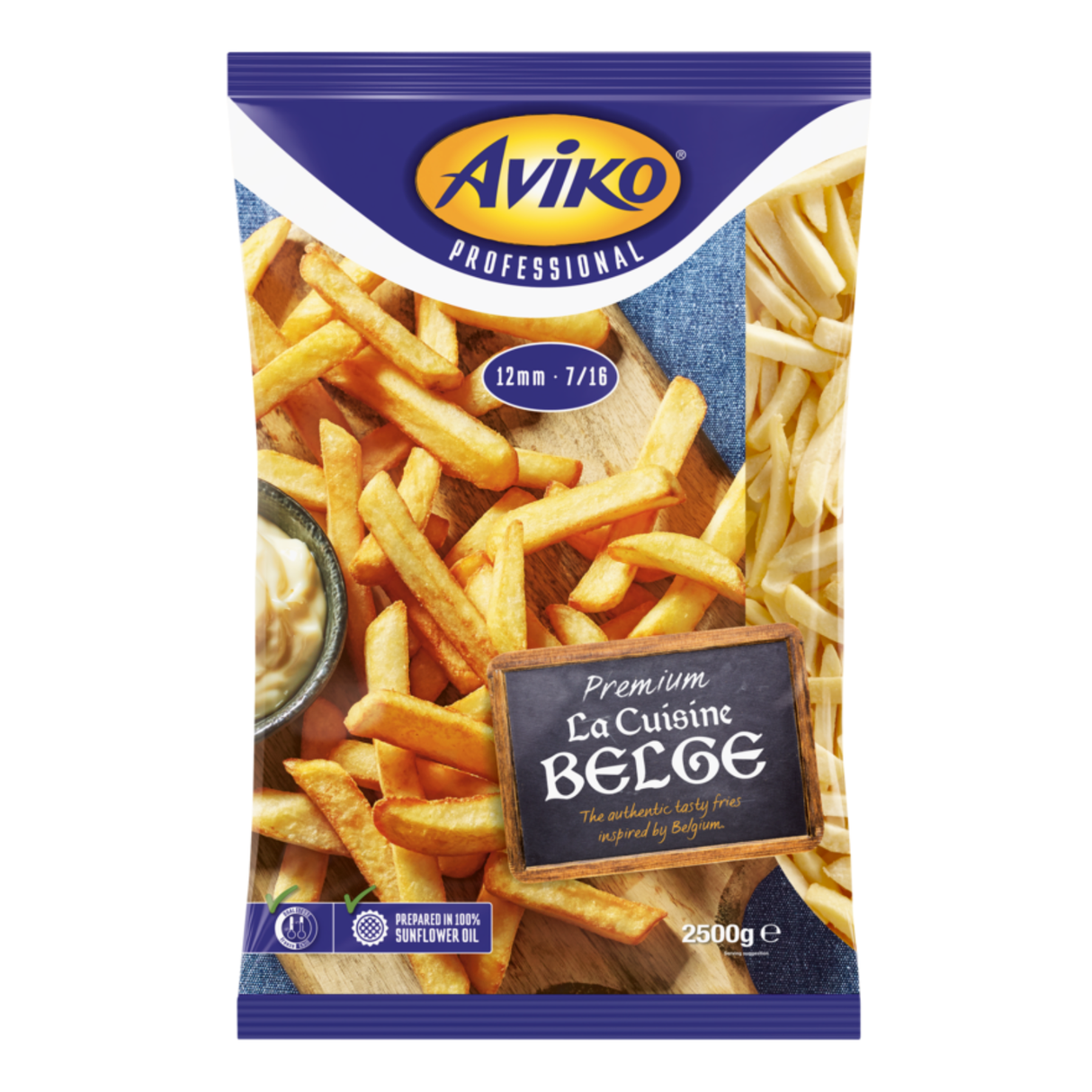 Aviko la cuisine belge frites 12 mm (5x 2,5 kg)