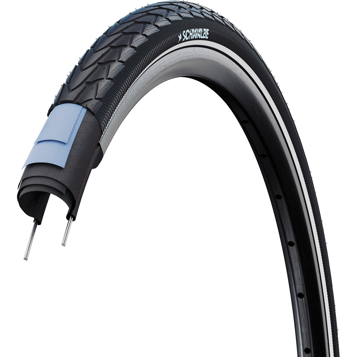 Schwalbe benelux b.v. Schwalbe Pneu Marathon Racer 40-406 +R Noir