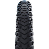 Schwalbe marathon mondial pro - pliable - addix - v-guard - 27,5x2,40 - noir + reflex